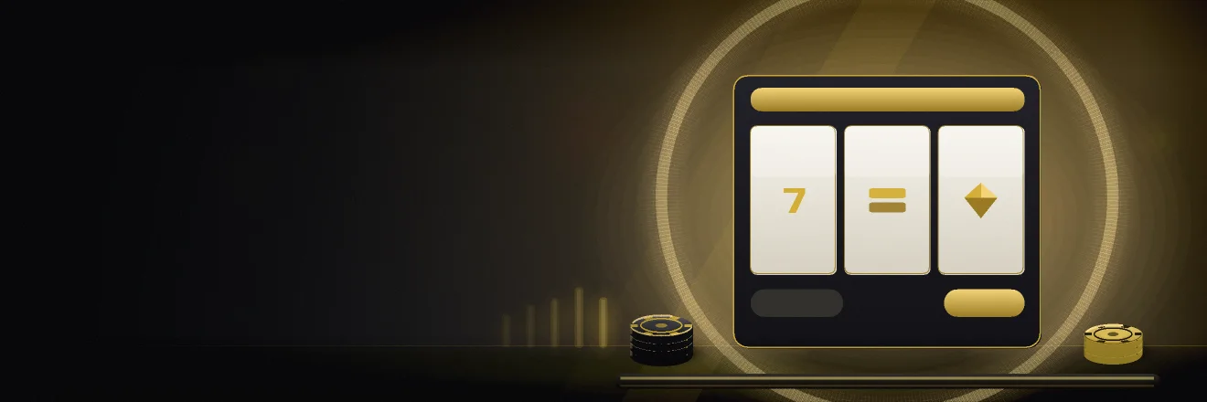 FUN88 slots banner with a gold-rimmed reel cabinet on black beneath a thin ring of warm light