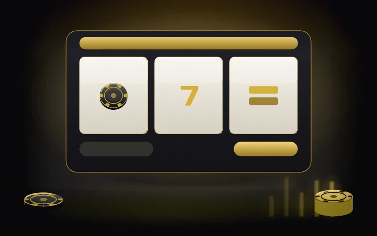 FUN88 slots category art: a three-reel cabinet in black and gold under a warm lamp